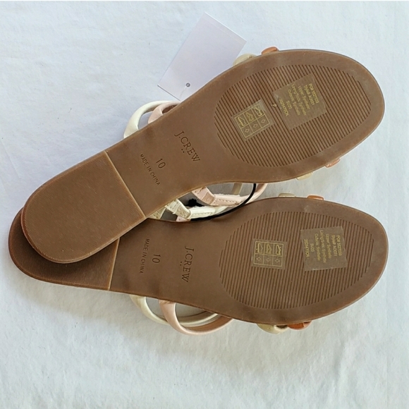 J. Crew Factory Strappy Slide Sandal sz 10 - Picture 4 of 8